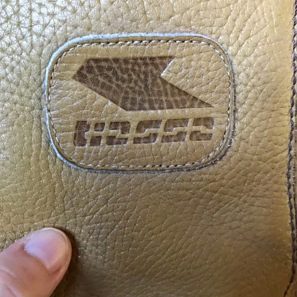 VINTAGE Italian 🇮🇹 butterscotch leather boots 10 - Picture 6 of 8